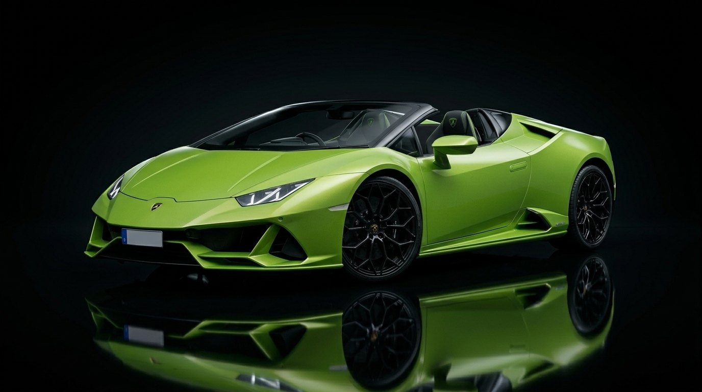 Lamborghini Evo Spyder Green Hire | £1100/day | Vitesse